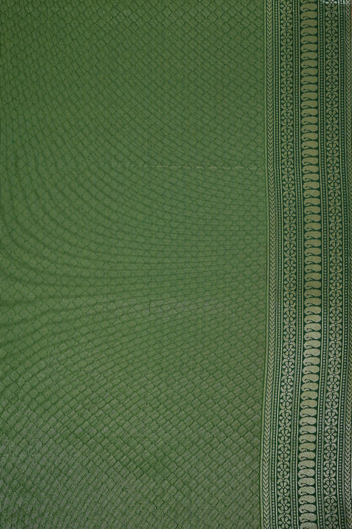 Yellow & Green Ikkat Saree