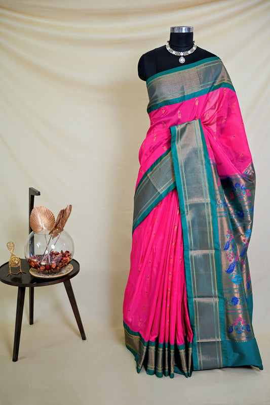 Pink Paithani