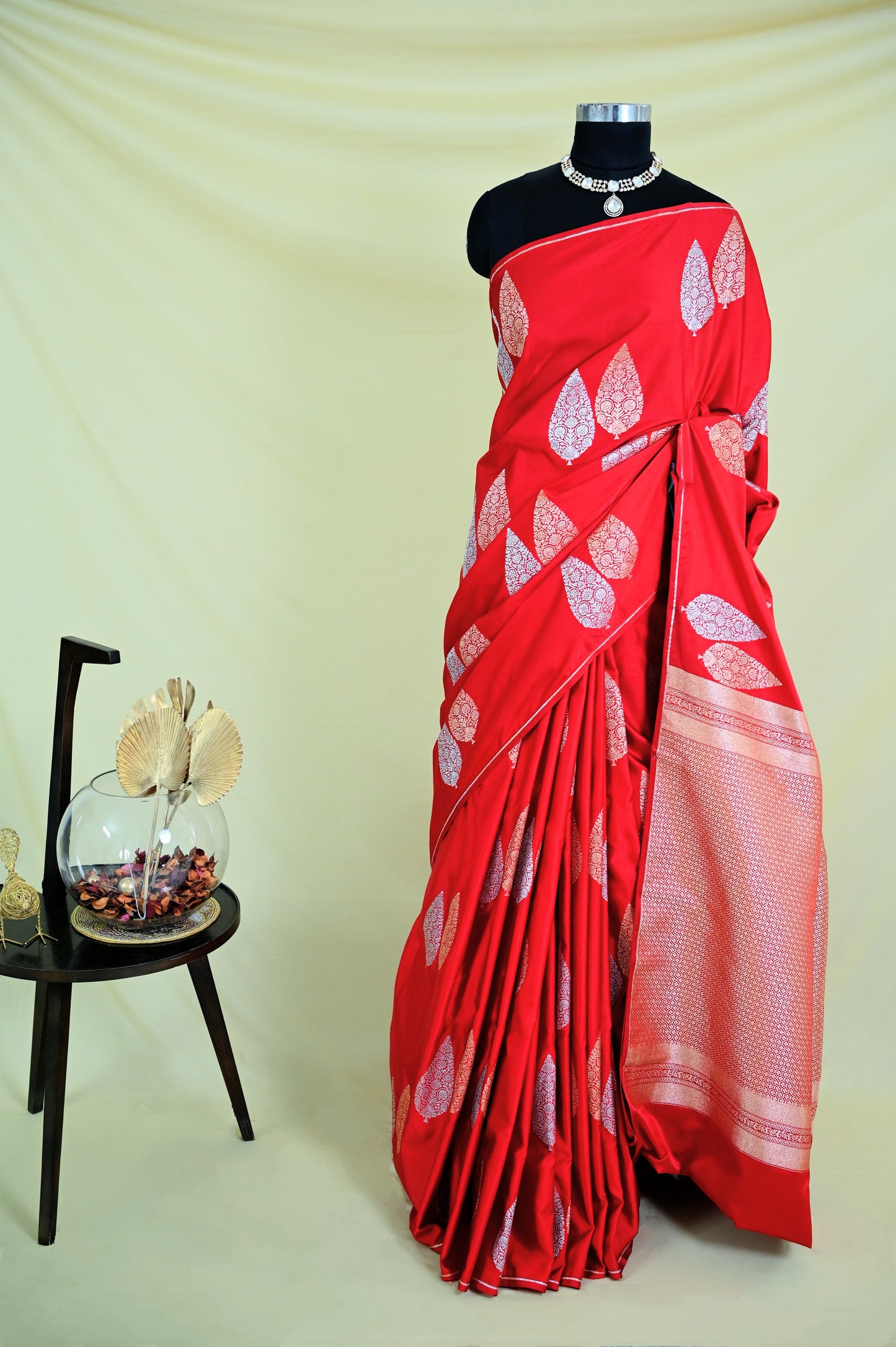 Red Banarasi Saree
