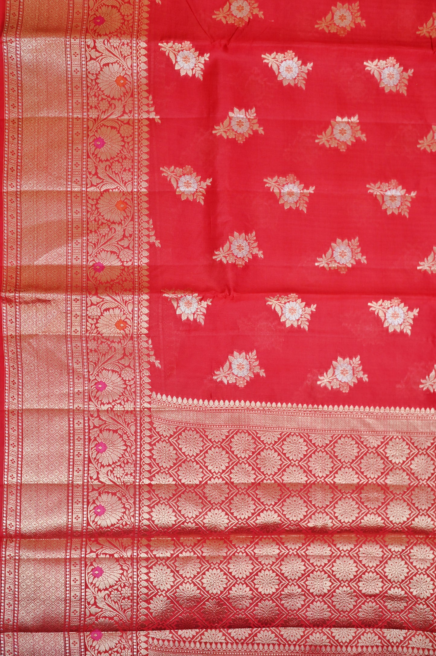 Red Banarasi Silk Saree