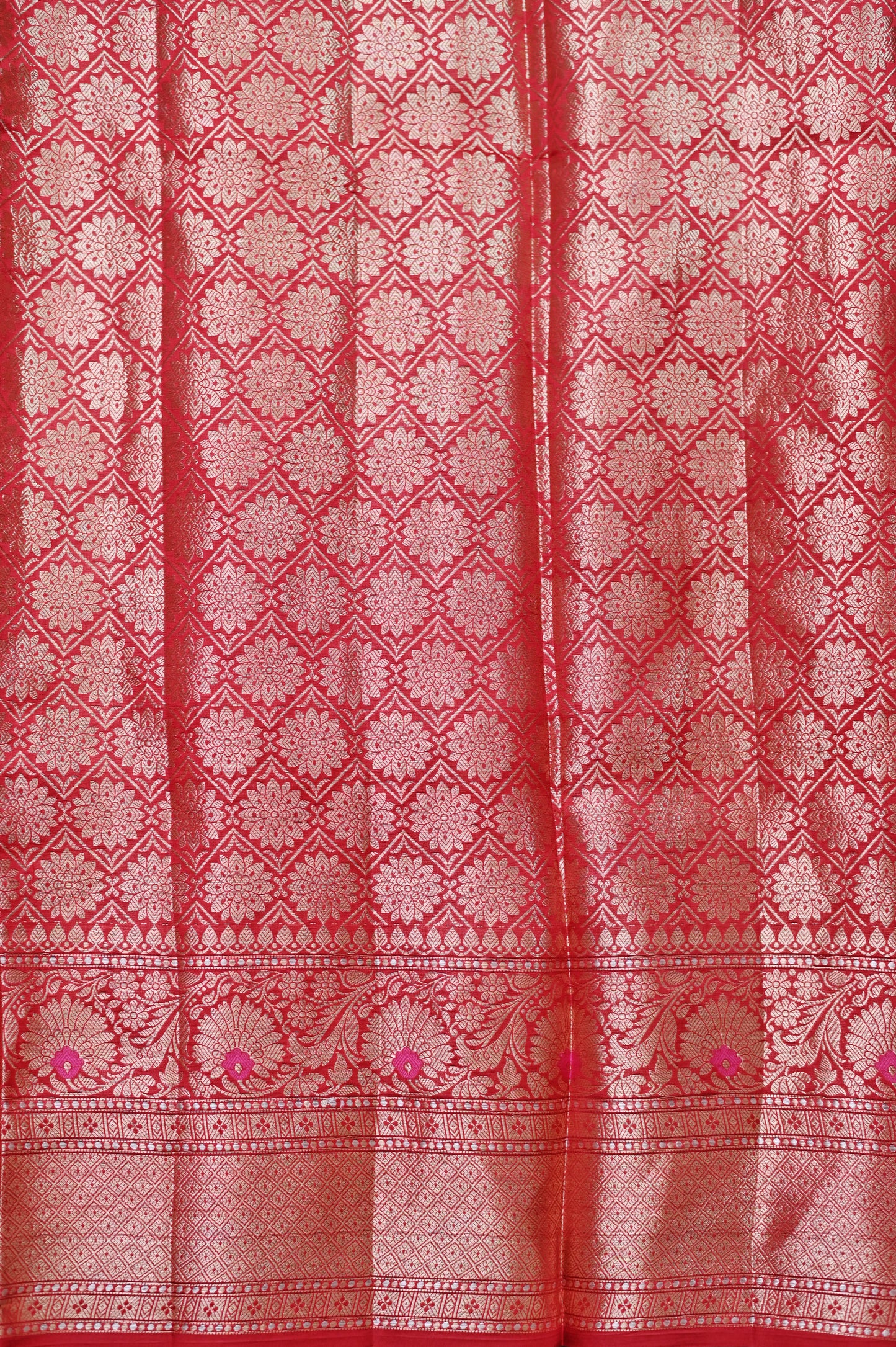 Red Banarasi Silk Saree