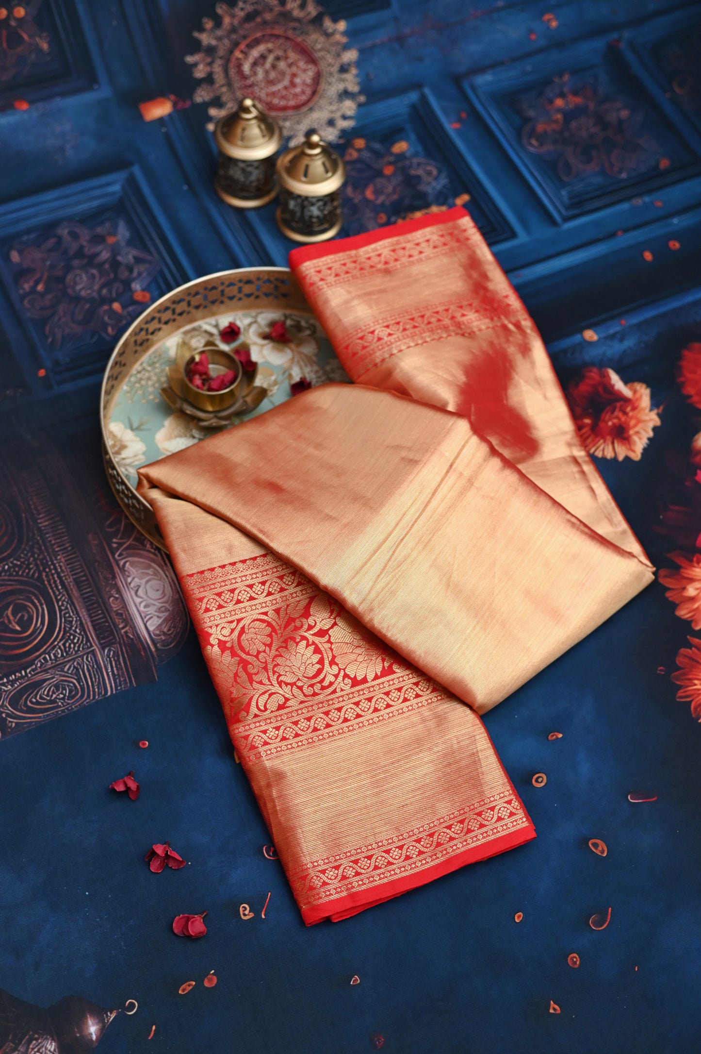 Red Kanjivaram Silk Saree