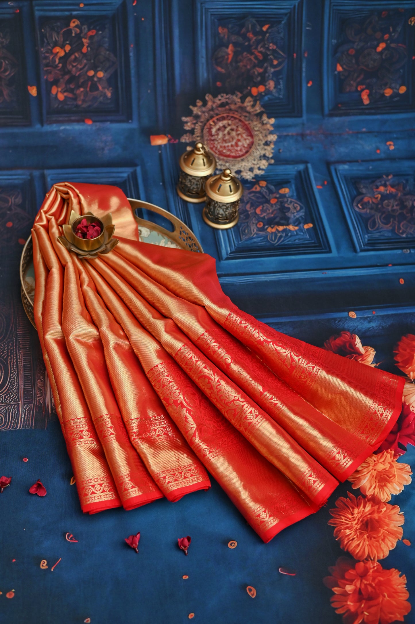 Red Kanjivaram Silk Saree